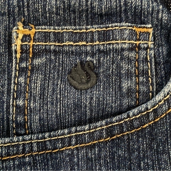 Gloria Vanderbilt Amanda size 14 short denim jeans classic 5 pocket straight leg - Picture 5 of 8